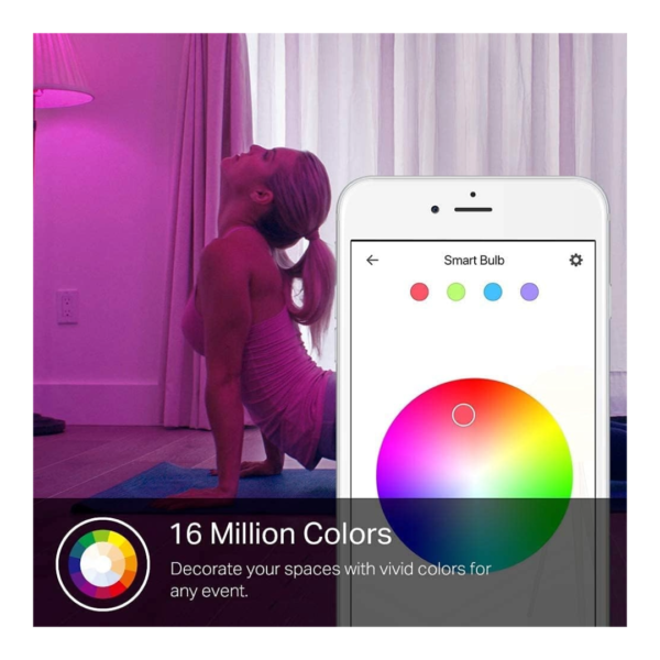 Bombillo inteligente Kasa smart regulable que cambia de color - Imagen 5