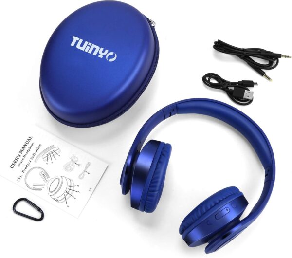 Audífonos inalámbricos Bluetooth,estéreo, 35 horas de tiempo de reproducción, con graves profundos - Imagen 3