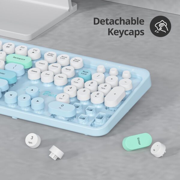 Combo Teclado y Mouse Inalámbrico Weibo WB-216: Eficiencia y Comodidad al Alcance de tu Mano #09 - Imagen 10
