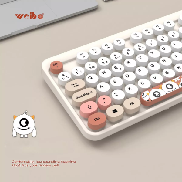 Combo Teclado y Mouse Inalámbrico Weibo WB-216: Eficiencia y Comodidad al Alcance de tu Mano #09 - Imagen 2