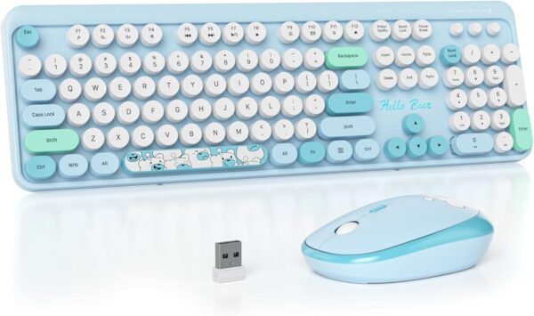 Combo Teclado y Mouse Inalámbrico Weibo WB-216: Eficiencia y Comodidad al Alcance de tu Mano #09 - Imagen 13