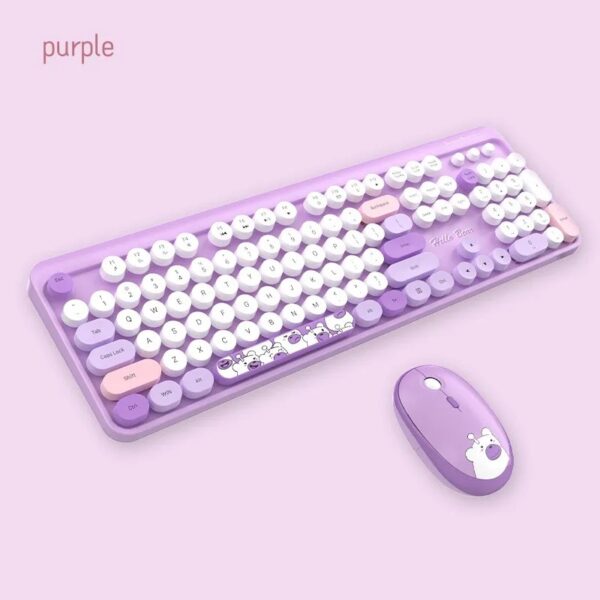 Combo Teclado y Mouse Inalámbrico Weibo WB-216: Eficiencia y Comodidad al Alcance de tu Mano #09 - Imagen 8