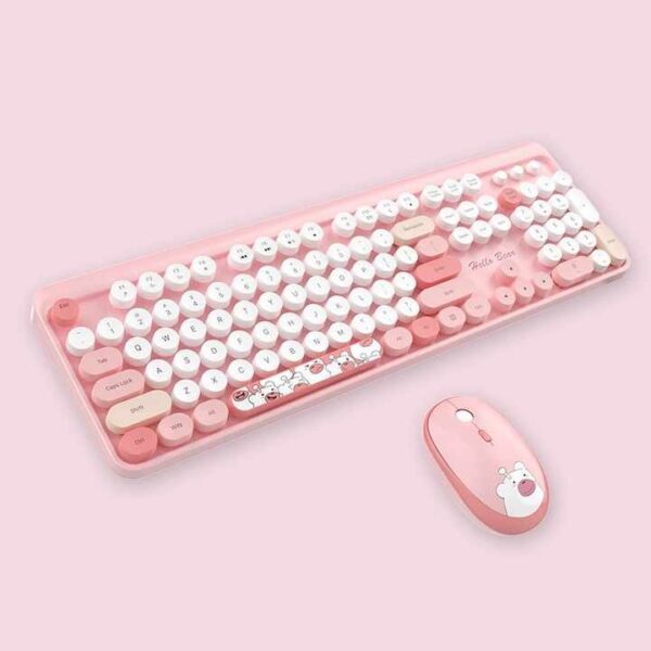 Combo Teclado y Mouse Inalámbrico Weibo WB-216: Eficiencia y Comodidad al Alcance de tu Mano #09 - Imagen 6