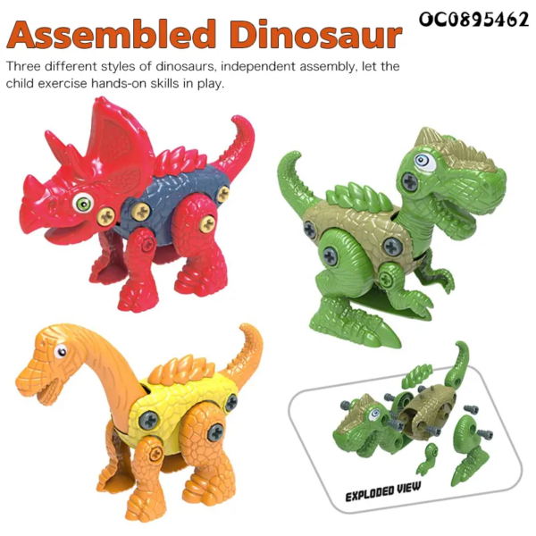Juego de Pista de Dinosaurios con Coche de Carreras LED - 236 Piezas, Fácil Montaje, Material Seguro, Educativo y Divertido para Niños - Imagen 4