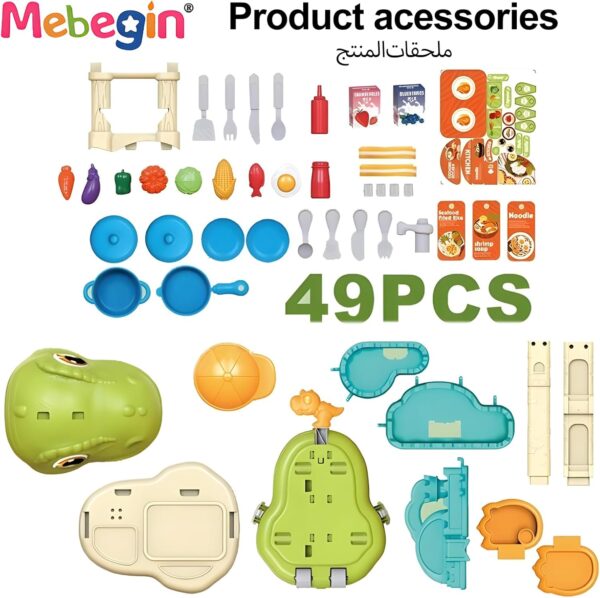 Aprendizaje en un Solo Juego Mochila de Cocina Dinosaurio 3 en 1 para Niños #17 - Imagen 3