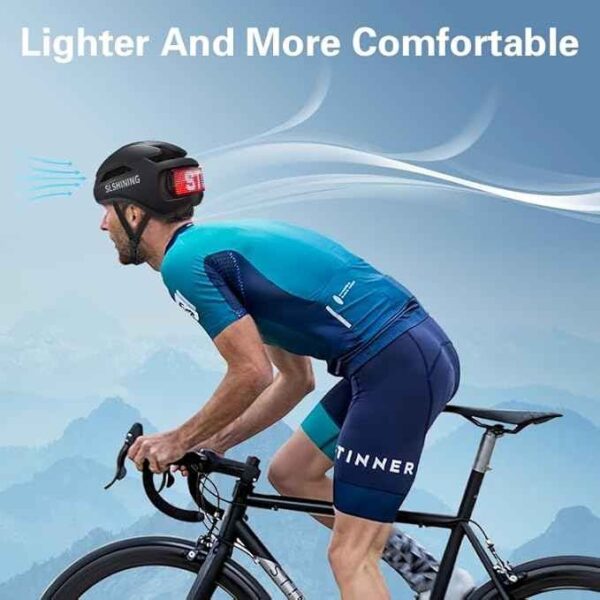 Casco Inteligente para Ciclismo  con Luces LED Personalizadas, Aplicación Móvil y Control Remoto - Imagen 9