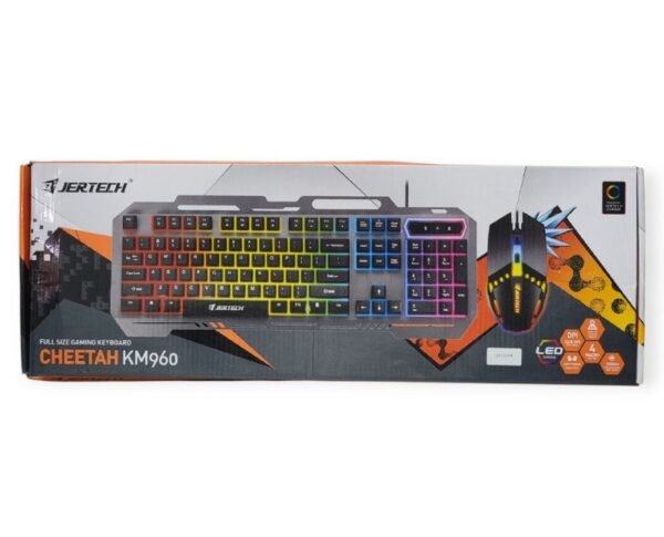 Combo Gamer  Teclado + Mouse RGB Jertech KM-960 - Imagen 2