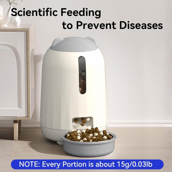 Dispensador Automático Inteligente PAPIFEED WiFi de 3 Litros, Doble Potencia para Mascotas- comedor - Imagen 9