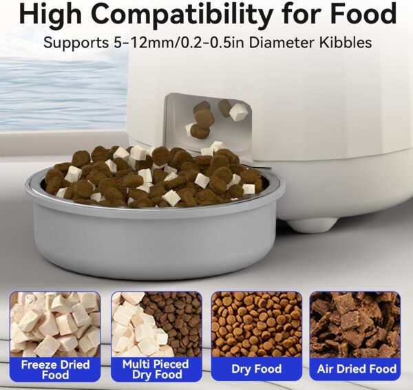 Dispensador Automático Inteligente PAPIFEED WiFi de 3 Litros, Doble Potencia para Mascotas- comedor - Imagen 3