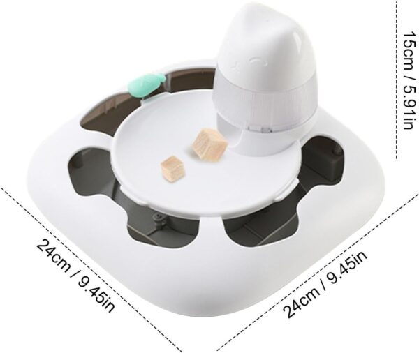 Alimentador Automático con Juguete Interactivo – Comida y Diversión para tu Mascota - Imagen 6