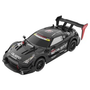 Carro RC Drift Car 1:14 GTR – Alta Velocidad con Luces LED - Negro