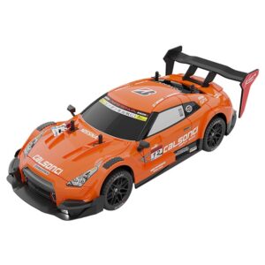 Carro RC Drift Car 1:14 GTR – Alta Velocidad con Luces LED - Naranja