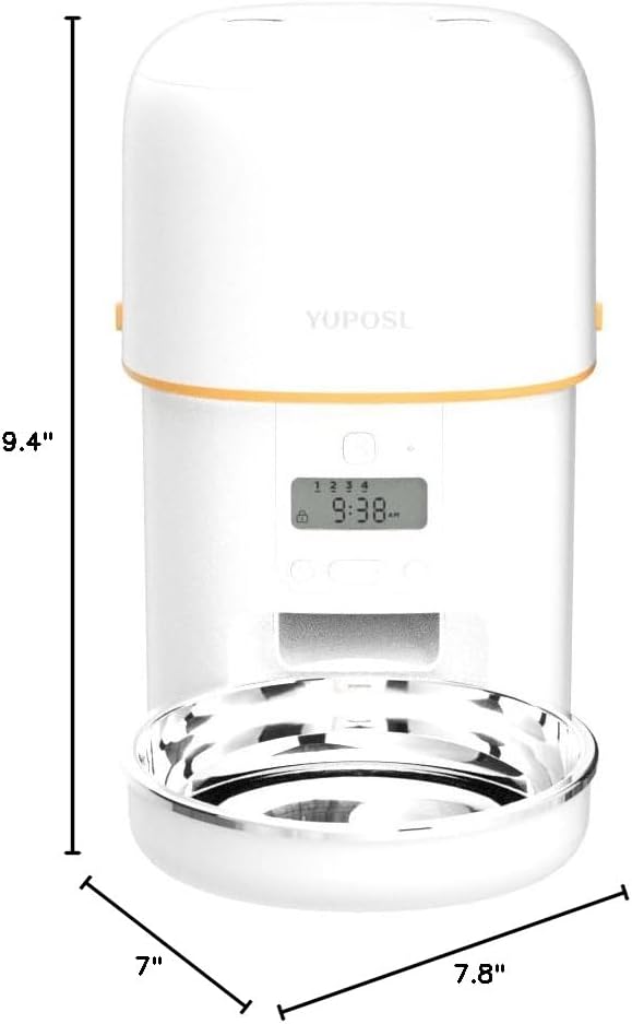 Comedor Automático para Mascotas 2L – Diseño Compacto,  Porciones Ajustables - Imagen 10