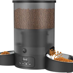 Comedor Surdy Dual 3 L – Alimentación equilibrada para dos gatos