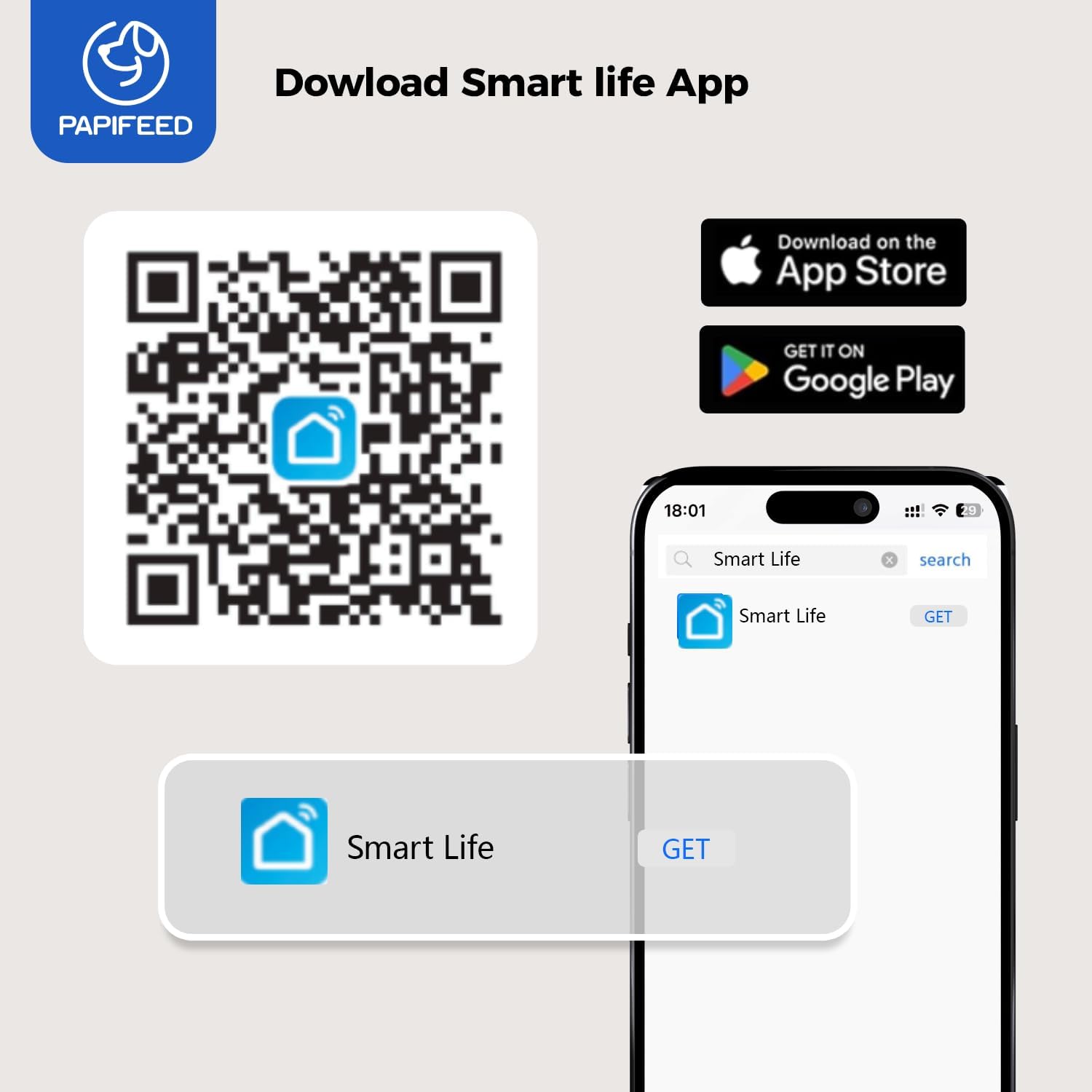 Comedor PAPIFEED con App WiFi 2.4G – Capacidad de 3L para Alimentación Segura y Puntual - Imagen 2