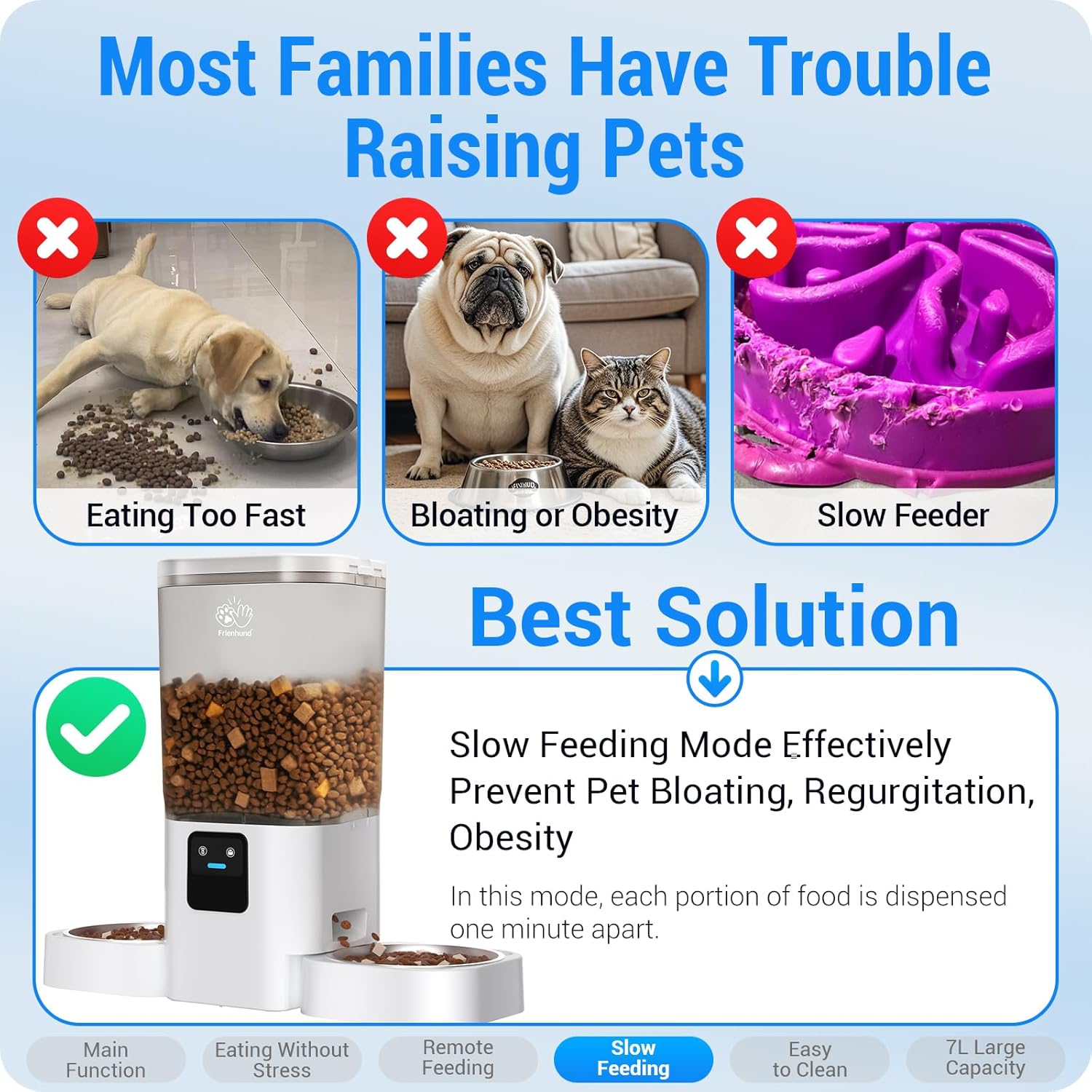 Comedor Automático Frienhund 7L con App y ALEXA  – Control Total y Comidas Programadas desde tu Celular - Imagen 4