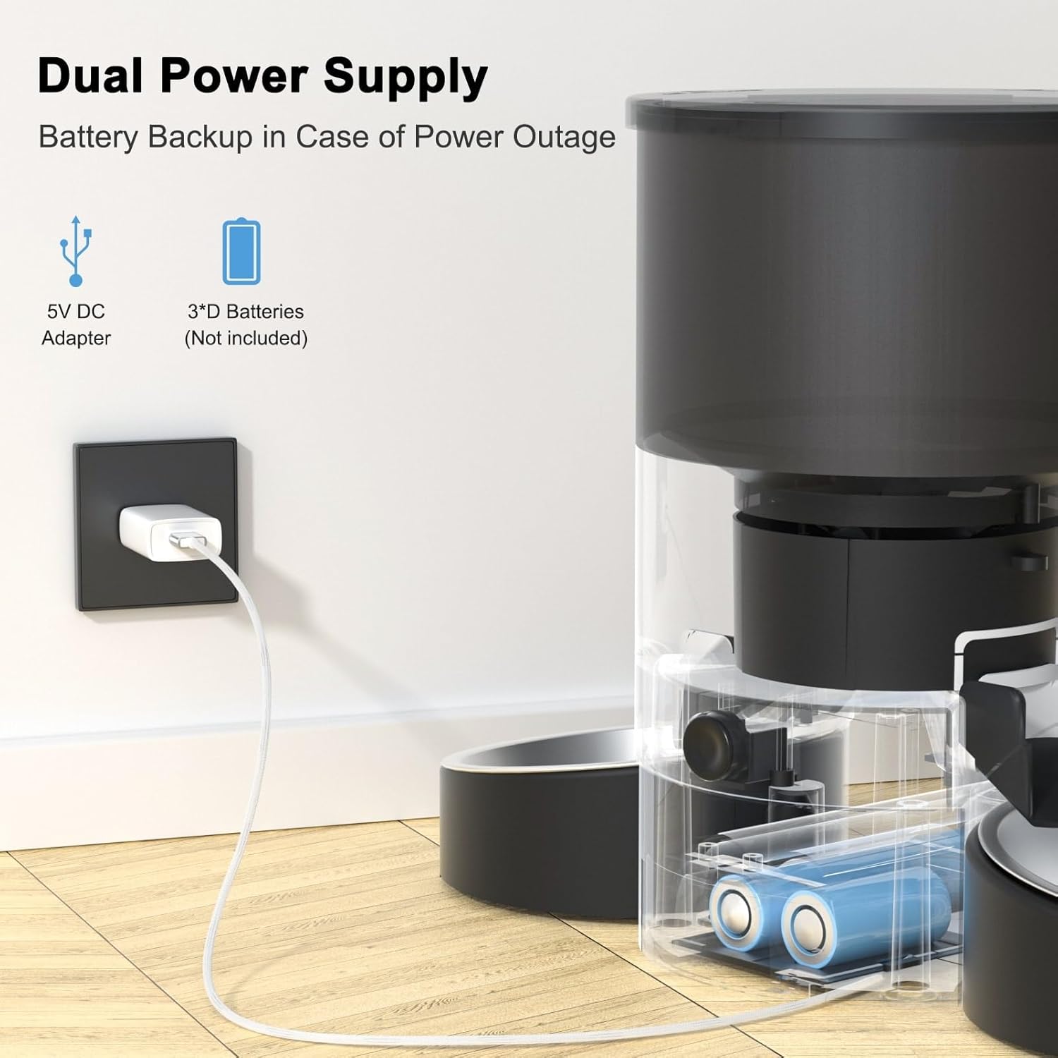 Comedor Surdy Dual 3 L – Alimentación equilibrada para dos gatos - Imagen 5