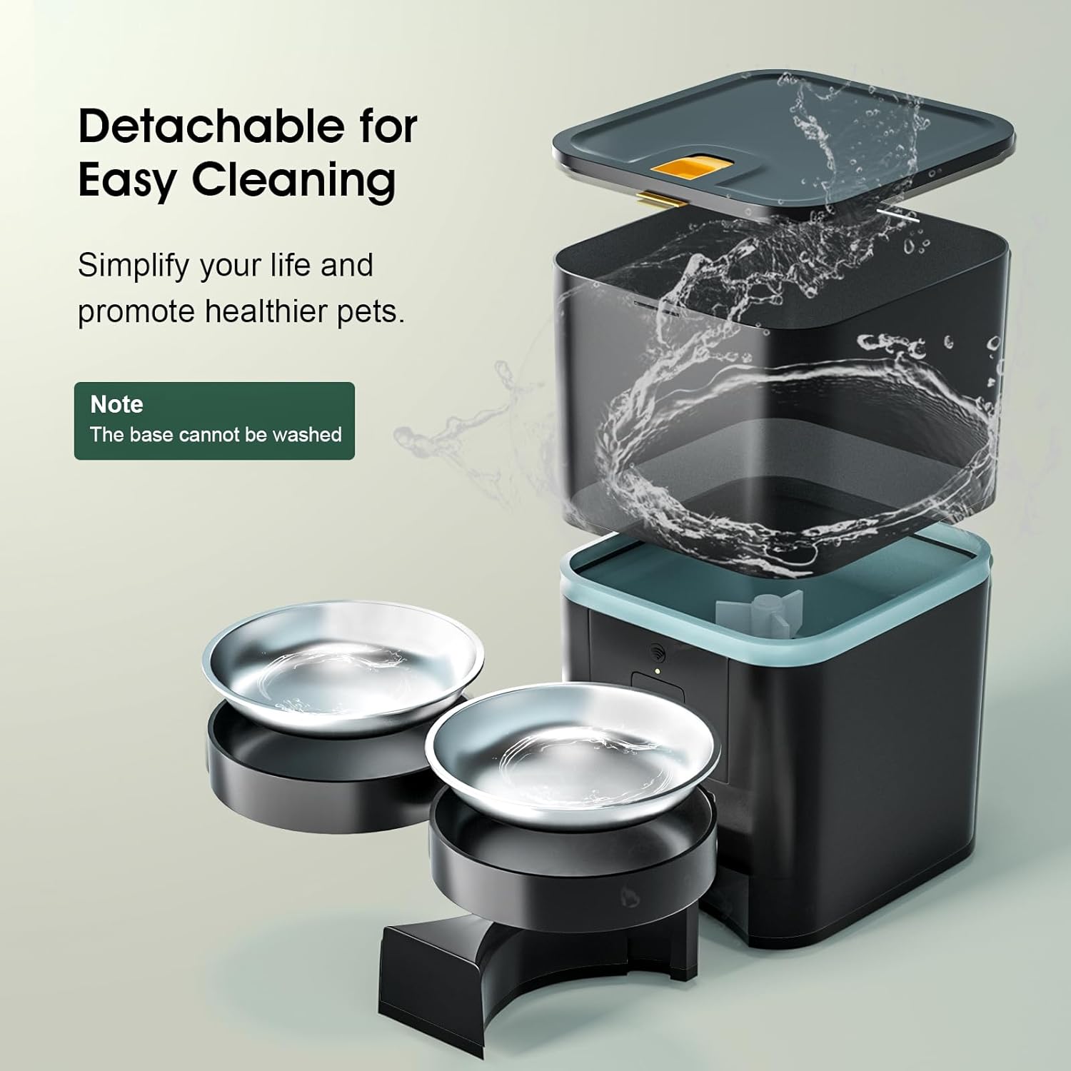 Comedor Inteligente Dual Pet Zero 6L con App – Controla las Porciones desde tu Celular - Imagen 2