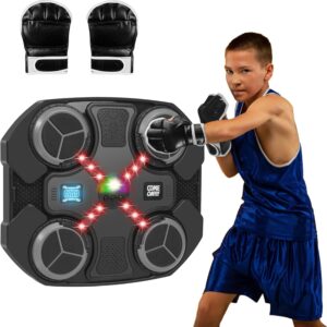 Máquina de Boxeo Musical Inteligente para Niños – Objetivo OCES con Bluetooth, Montaje en Pared, Puntuación y Entrenamiento Divertido en Casa