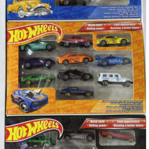Pack de 10 Carros Hot Wheels 1:64 • Vehículos Surtidos • Modelos Variados y Detallados • Ideal para Colección o Regalo