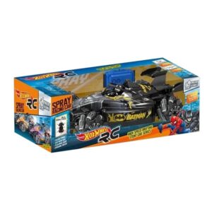 Batman Carro F1 RC Hotwheel Auto Acrobático 360° con Spray de Agua Nitro, Luces y Ruedas Omnidireccionales